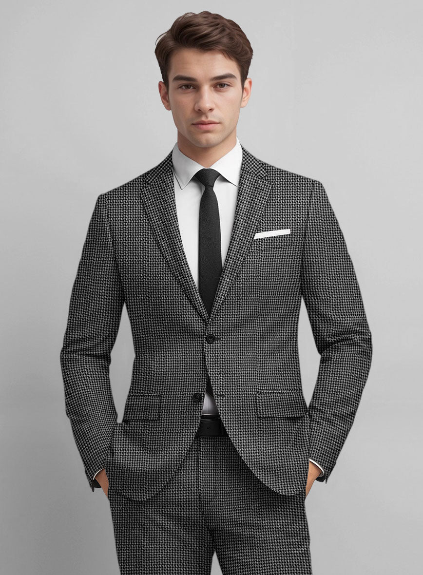 Guabello Gray Houndstooth Jacket - Image 2