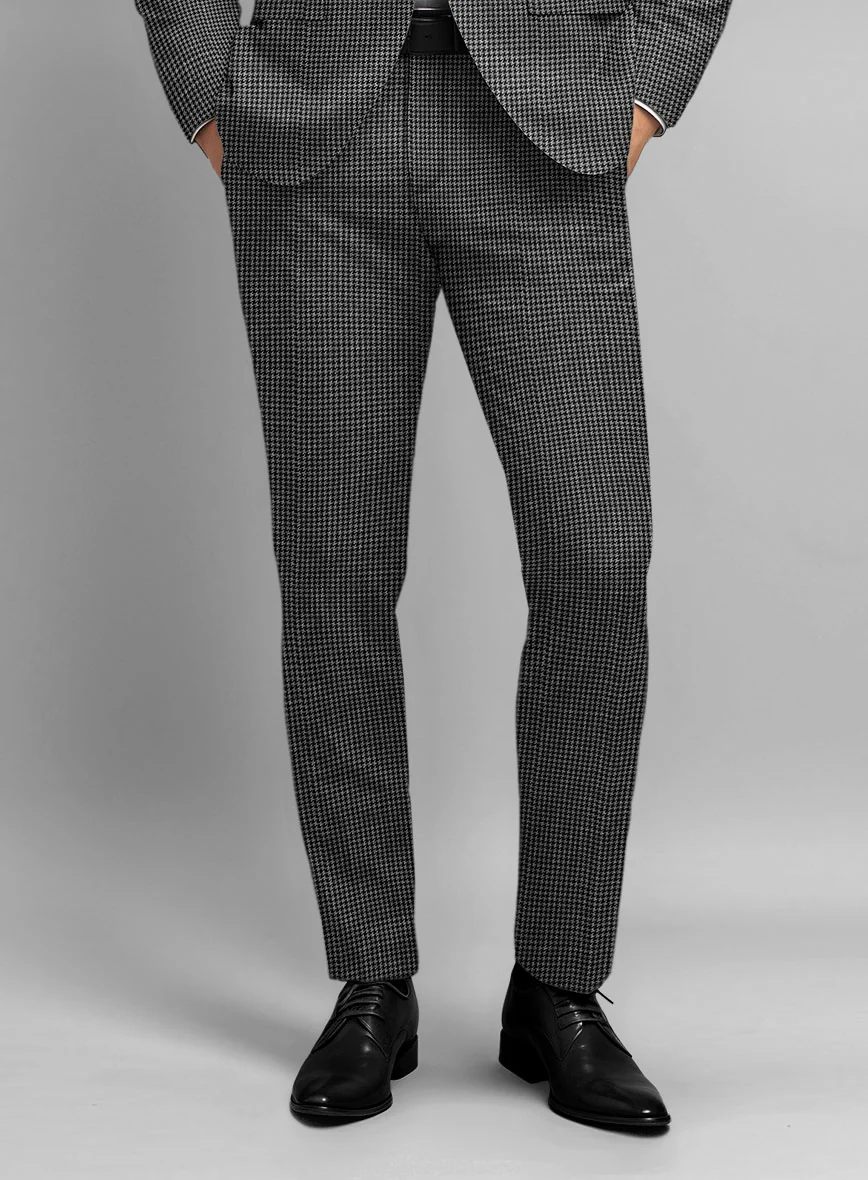 Guabello Gray Houndstooth Pants - Image 2