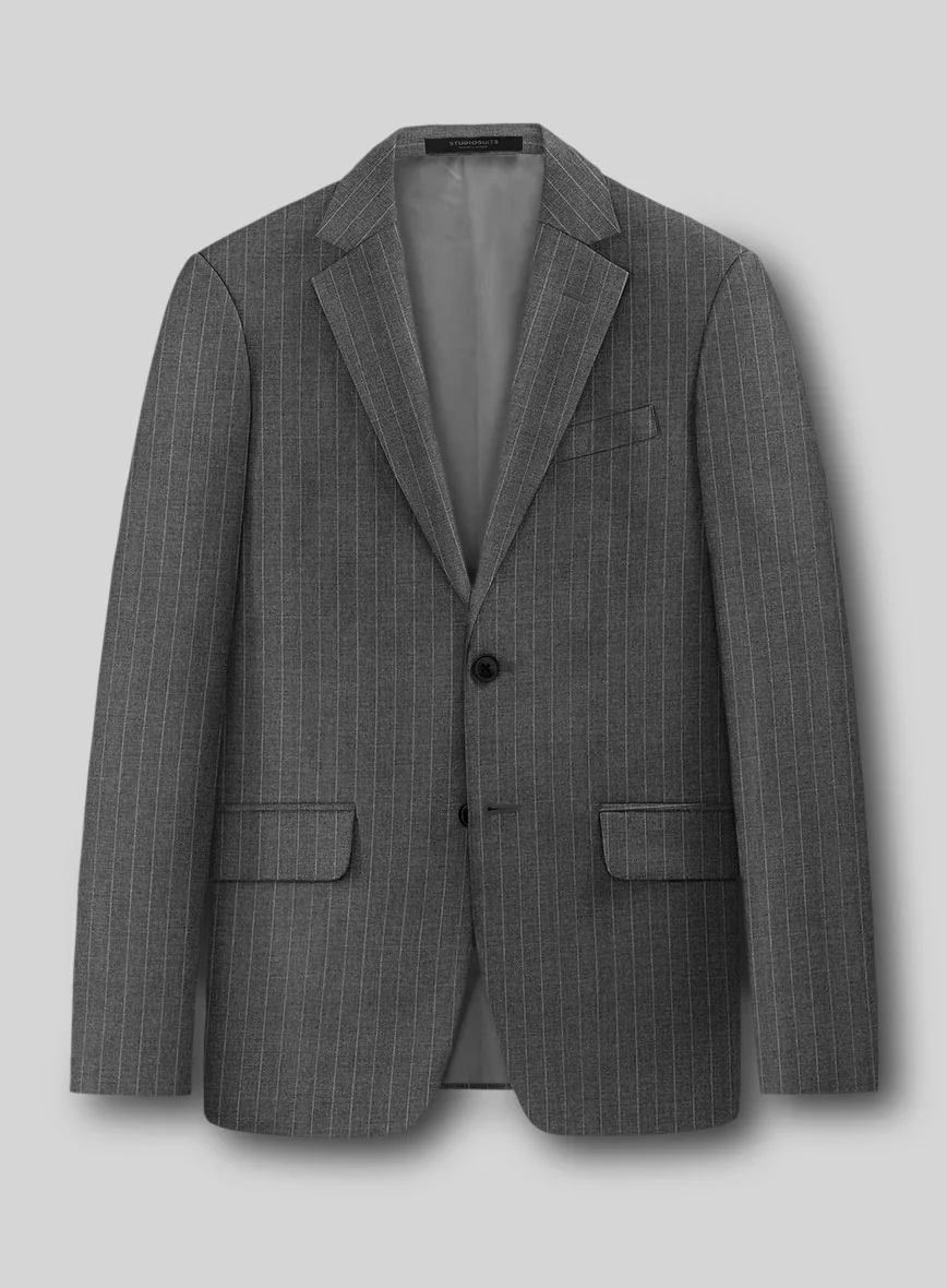 Guabello Gray Pinstripe Suit - Image 2