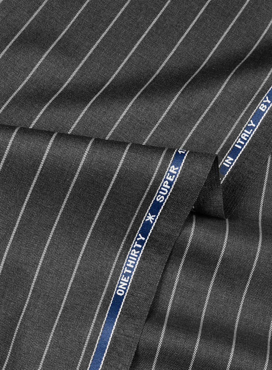 Guabello Gray Rope Stripe Pants - Image 3