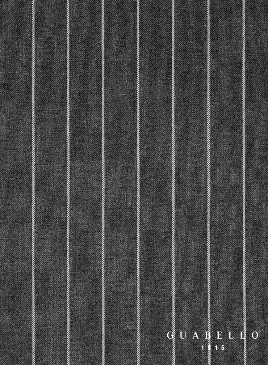 Guabello Gray Rope Stripe Jacket - Image 4