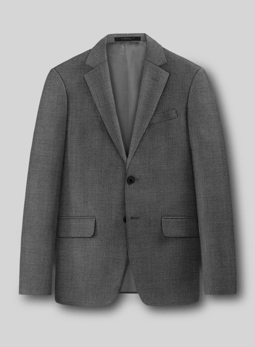 Guabello Gray Sharkskin Suit - Image 2