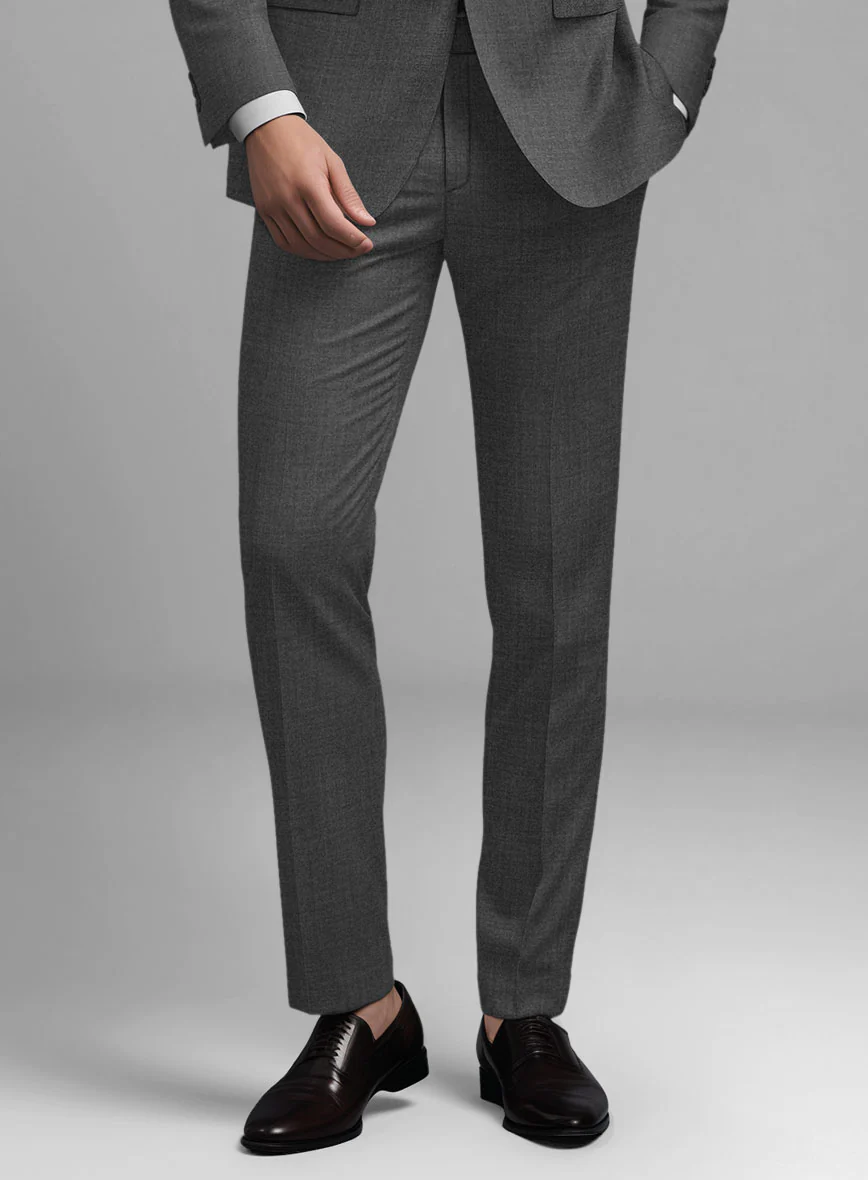 Guabello Gray Sharkskin Suit - Image 5