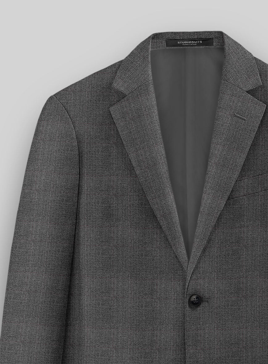 Guabello Gray Windowpane Jacket - Image 2