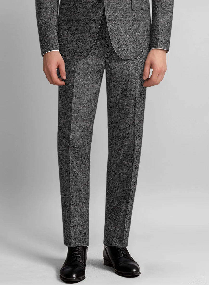 Guabello Gray Windowpane Pants - Image 2