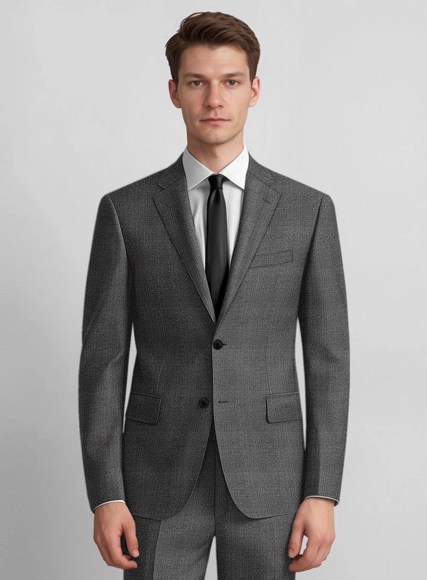 Guabello Gray Windowpane Suit - Image 3