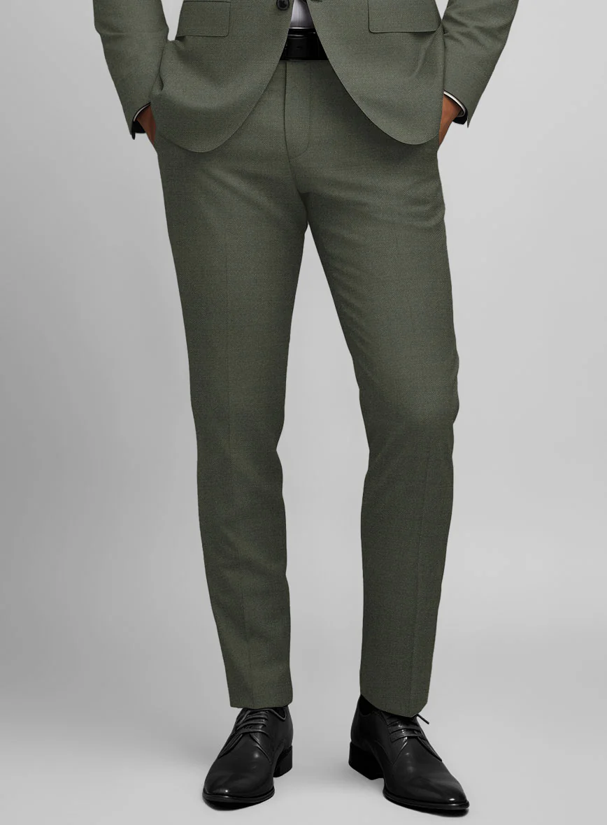 Guabello Green Twill Pants - Image 2