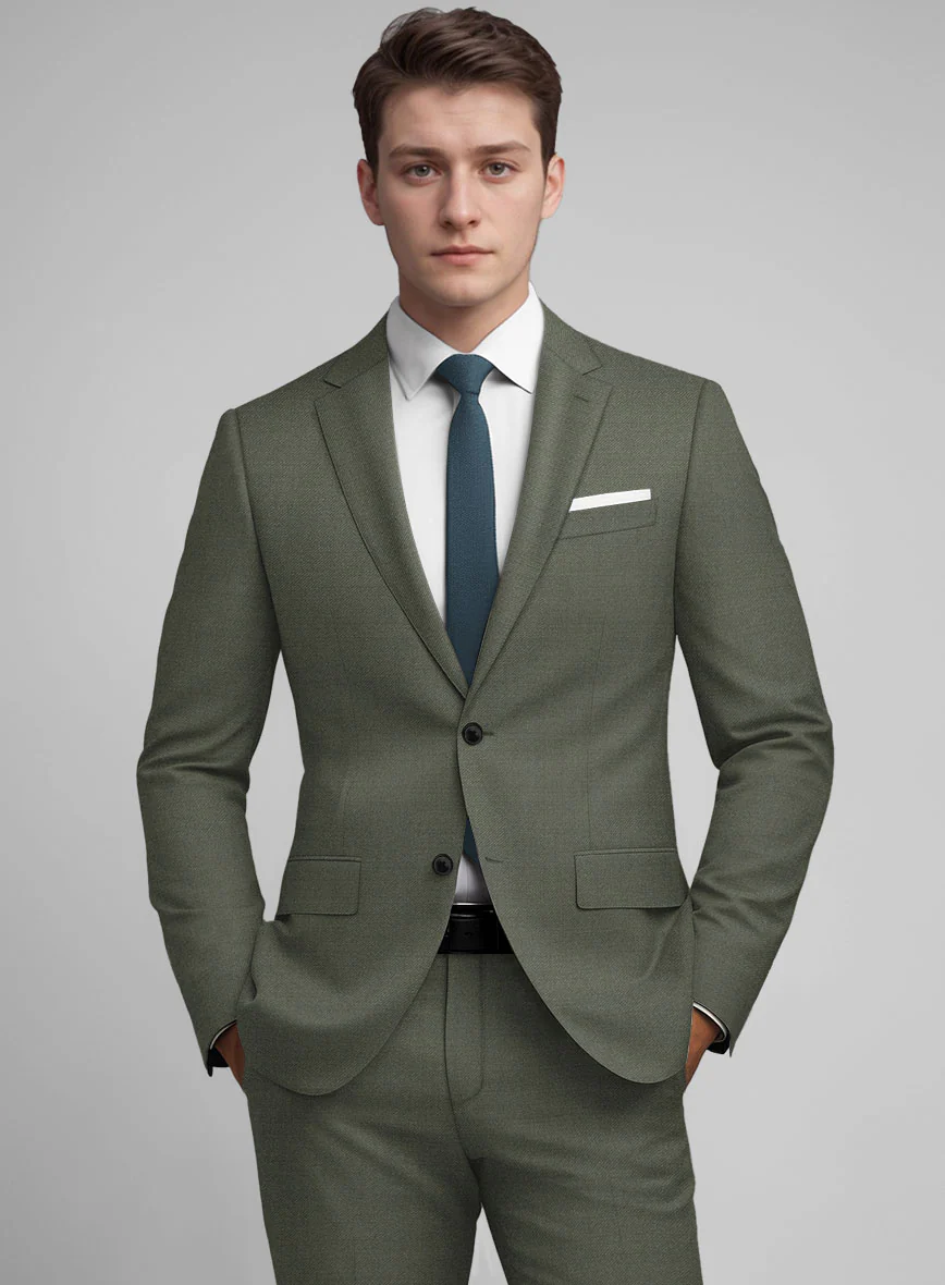 Guabello Green Twill Suit - Image 3