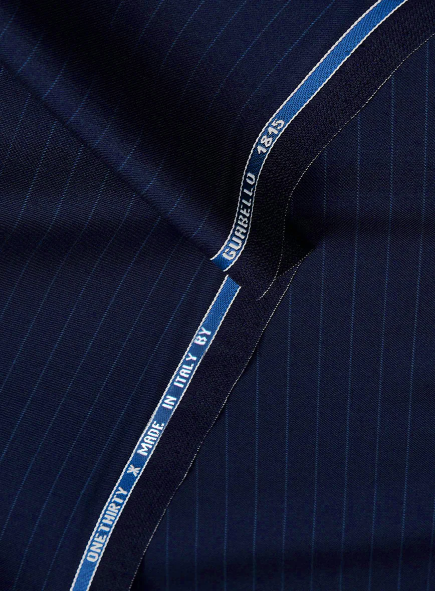 Guabello Royal Blue Pinstripe Jacket - Image 3