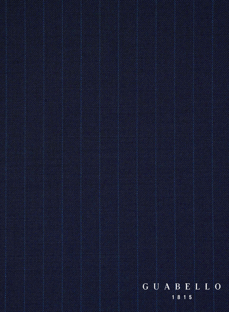 Guabello Royal Blue Pinstripe Pants - Image 4