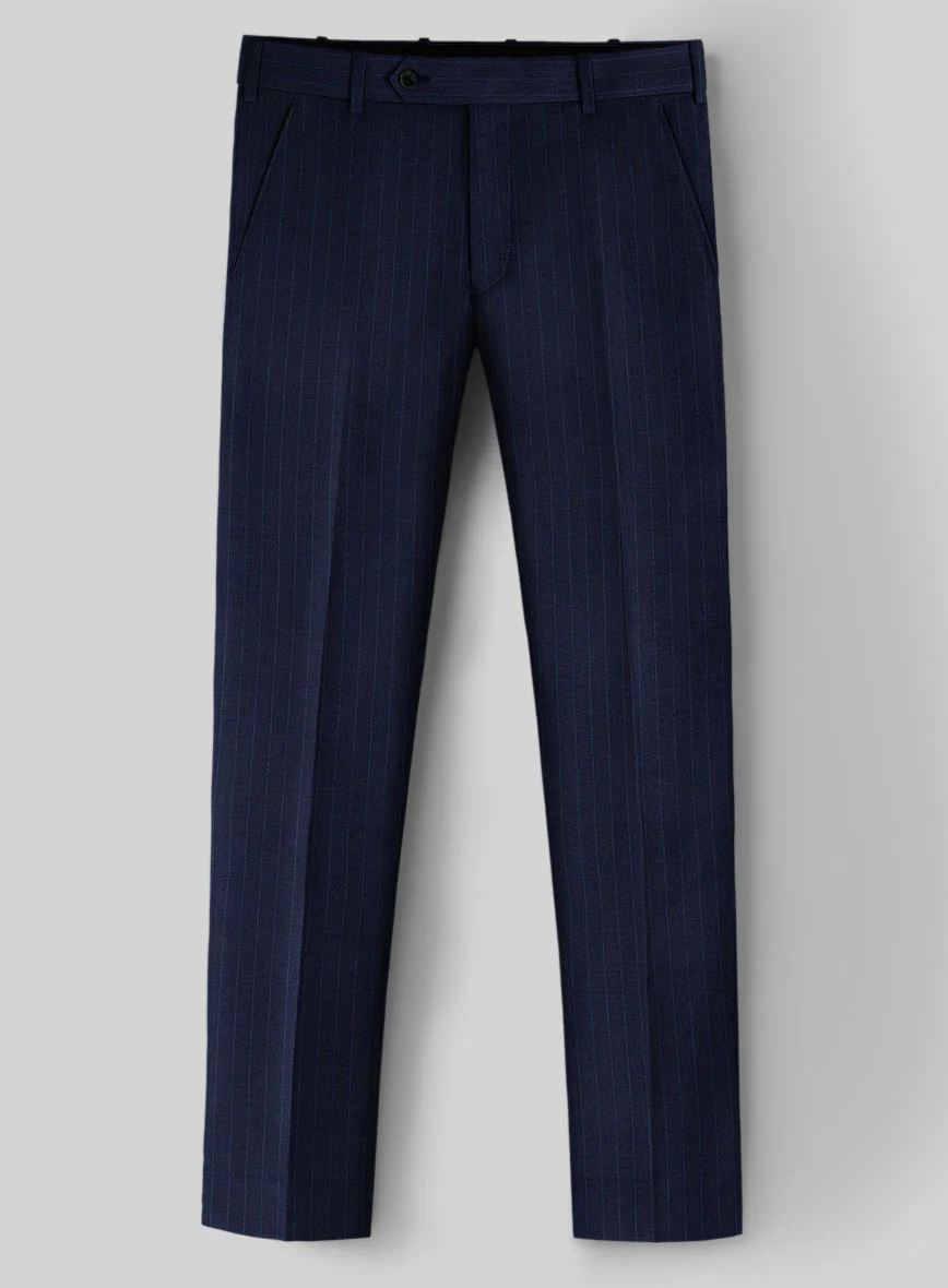 Guabello Royal Blue Pinstripe Suit - Image 4