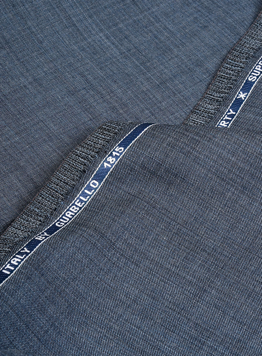 Guabello Steel Blue Sharkskin Pants - Image 3