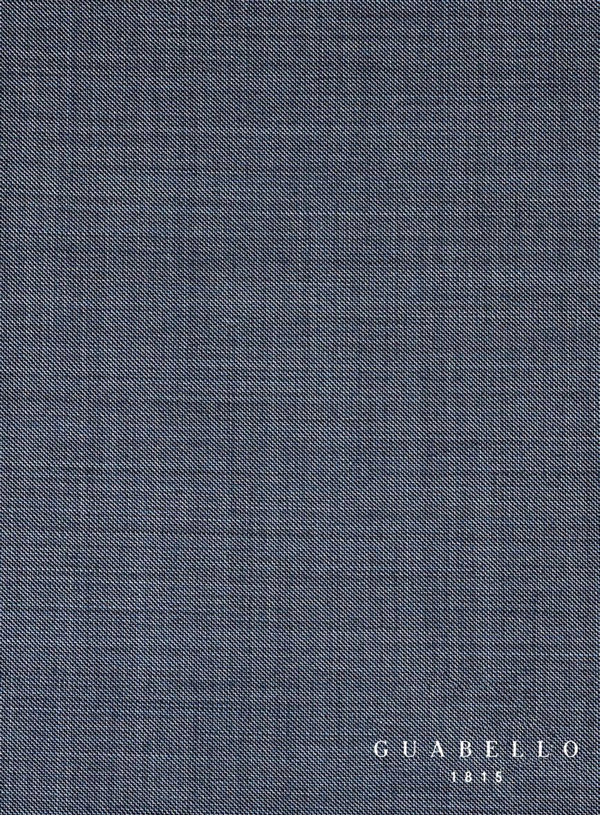 Guabello Steel Blue Sharkskin Jacket - Image 5