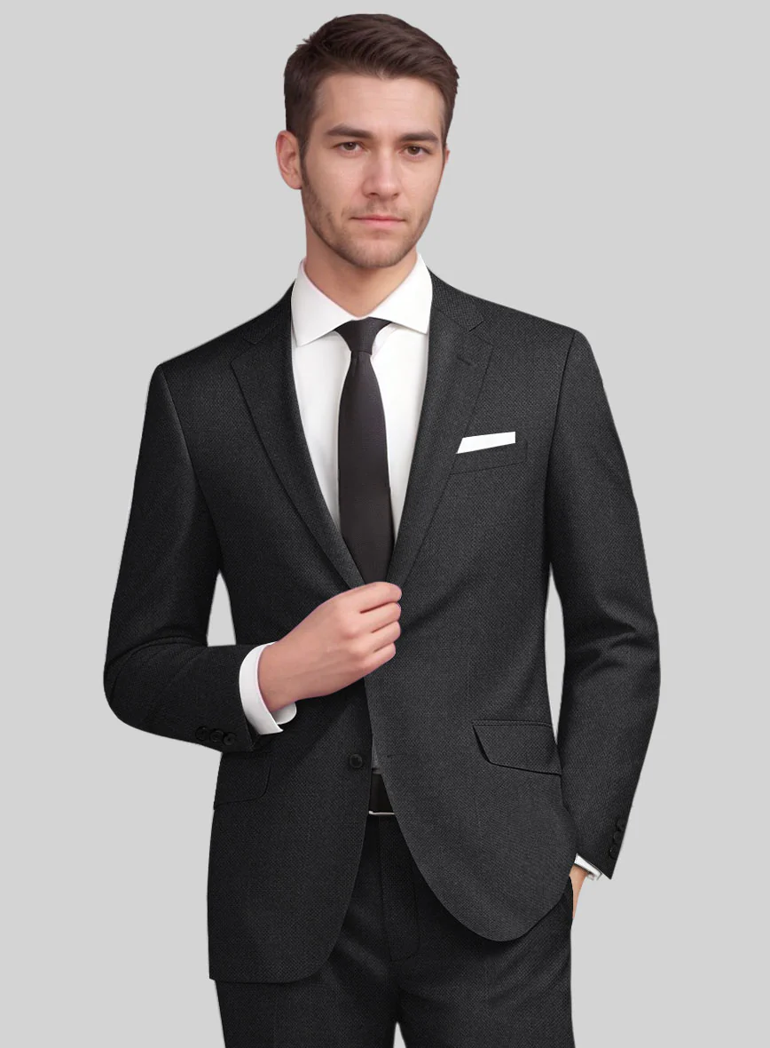Guabello Tropical Charcoal Suit - Image 2