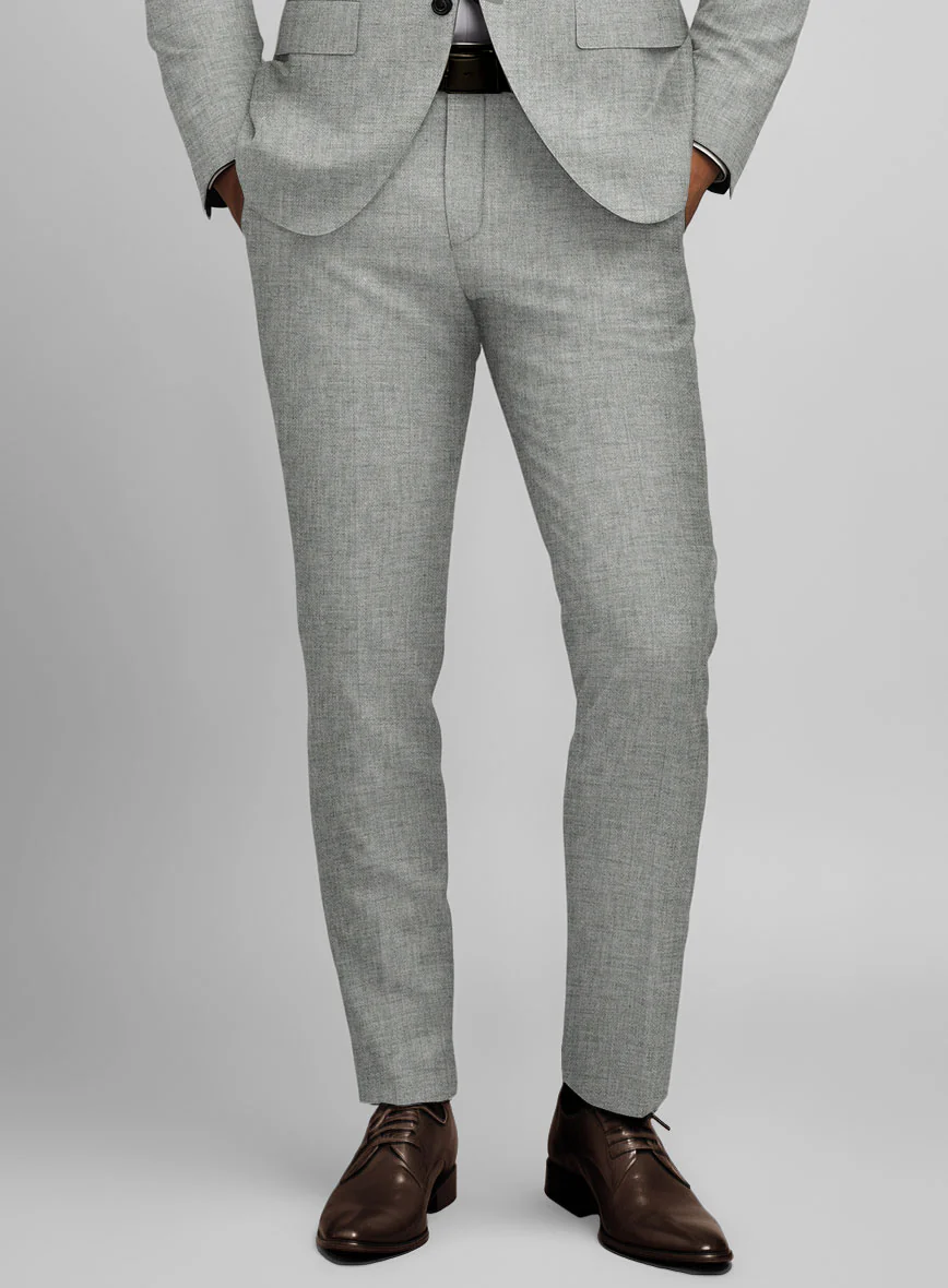 Guabello Tropical Light Gray Suit - Image 5