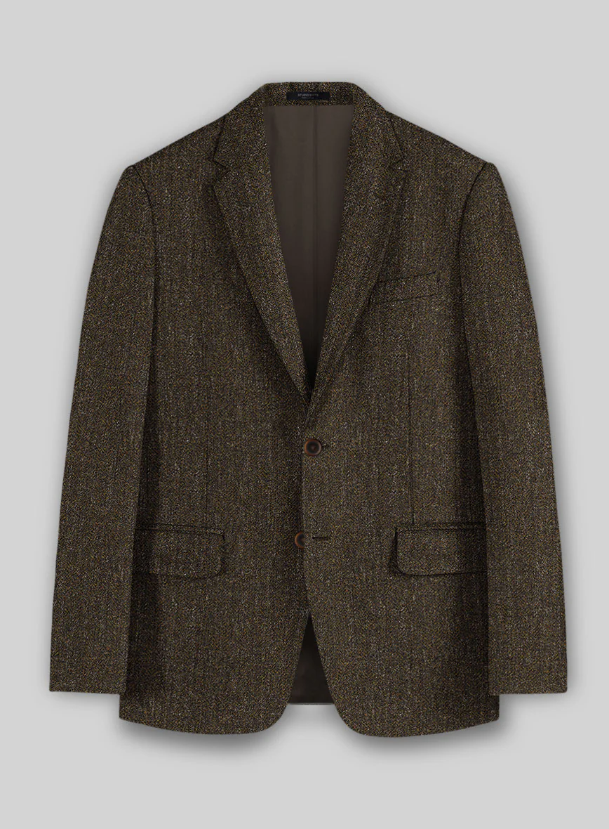 Haberdasher Brown Tweed Suit - Image 3