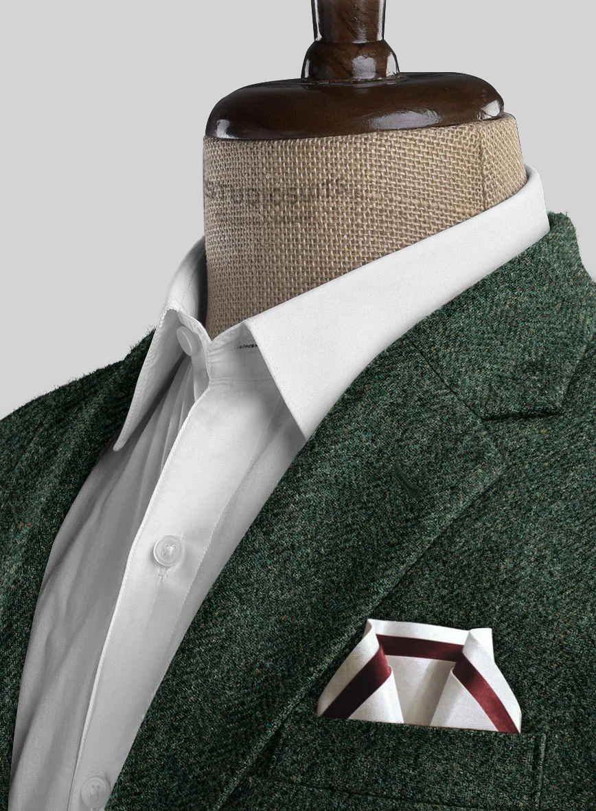 Haberdasher Green Tweed Suit - Image 6