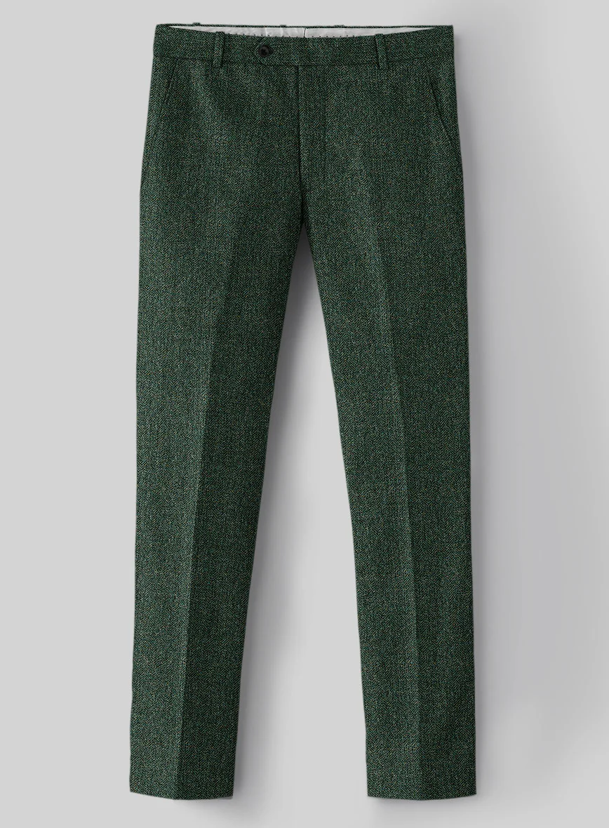 Haberdasher Green Tweed Suit - Image 7