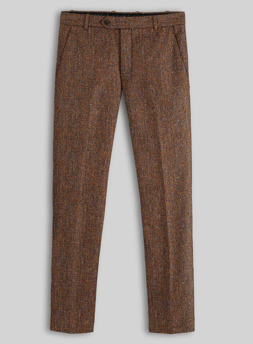 Haberdasher Autumn Rust Tweed Suit - Image 5