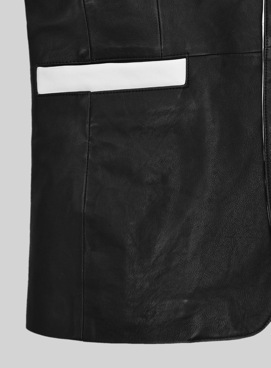 Hampton Leather Blazer - Image 3