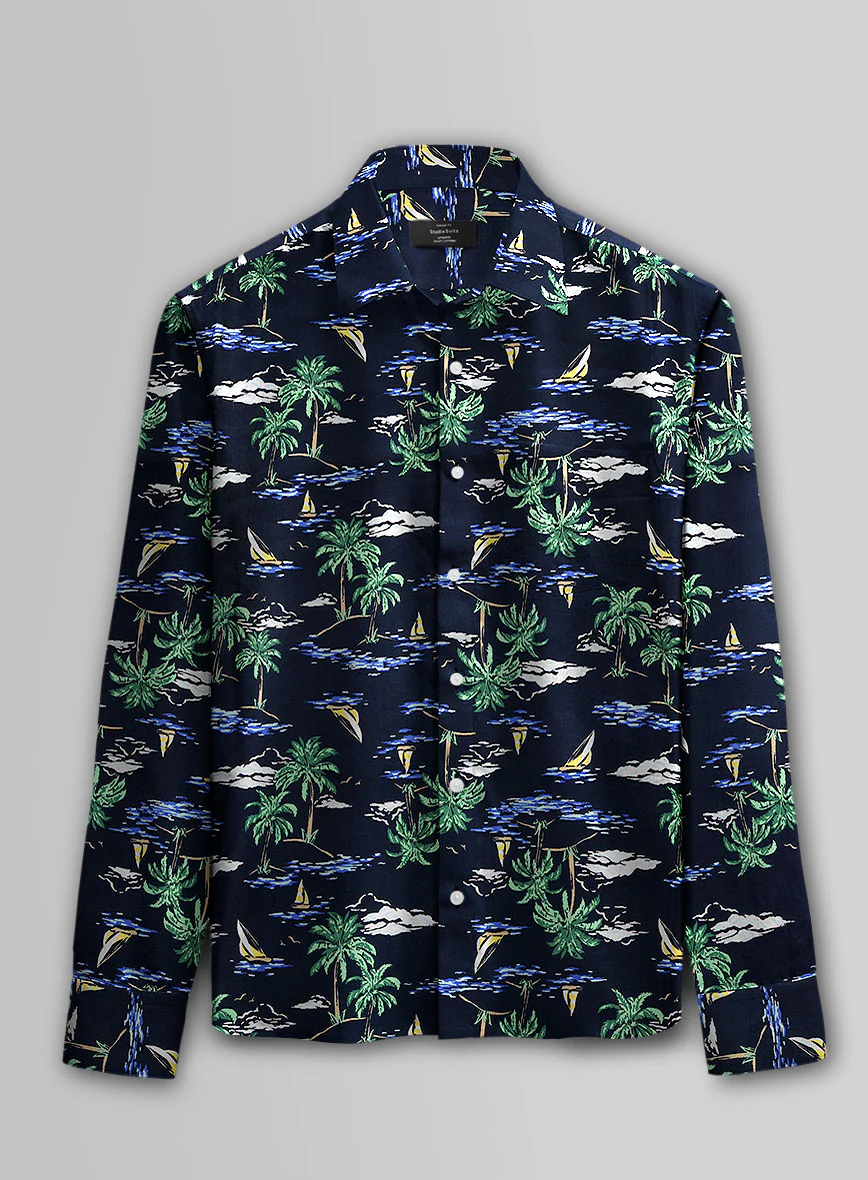 Harbor Drift Cotton Shirt - Image 3