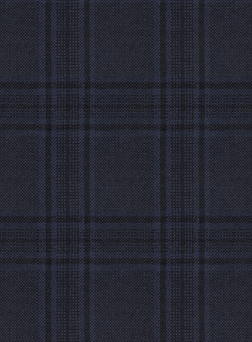 Hardy Minnis Adali Blue Check Wool Jacket - Image 4