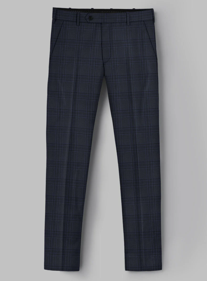 Hardy Minnis Adali Blue Check Wool Suit - Image 6