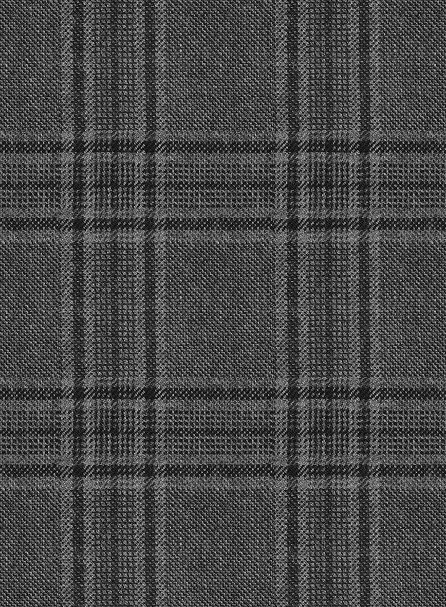 Hardy Minnis Adali Gray Check Wool Jacket - Image 4