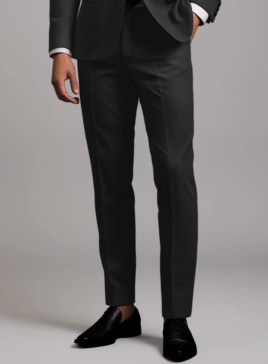 Hardy Minnis Black Twill Wool Pants - Image 2