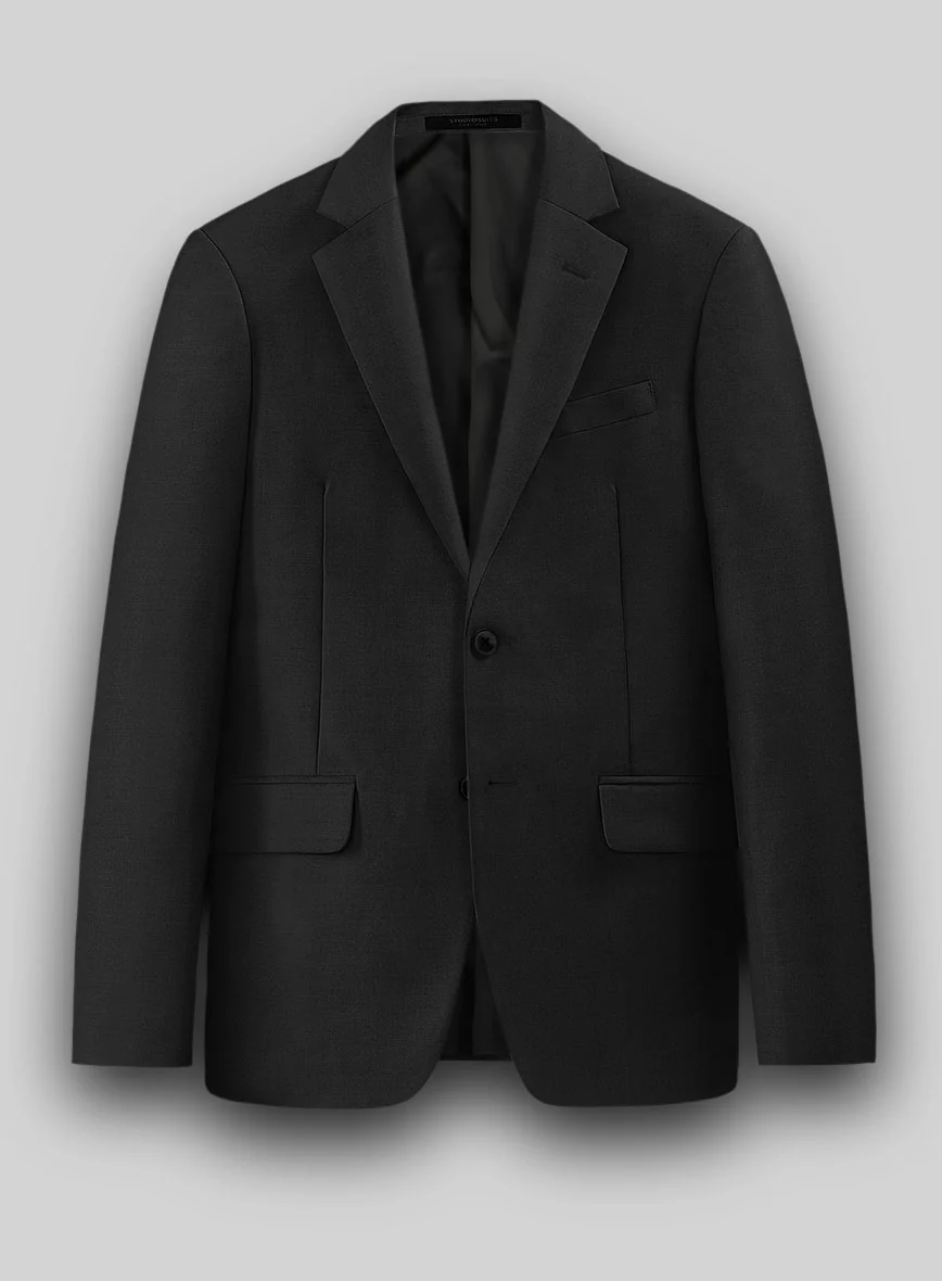 Hardy Minnis Black Twill Wool Suit - Image 5