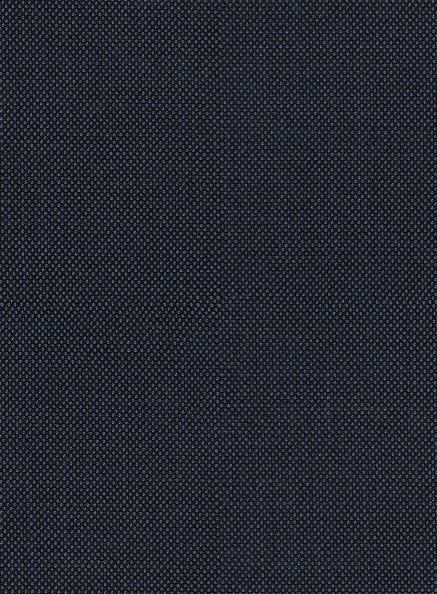 Hardy Minnis Blue Birdseye Wool Pants - Image 3