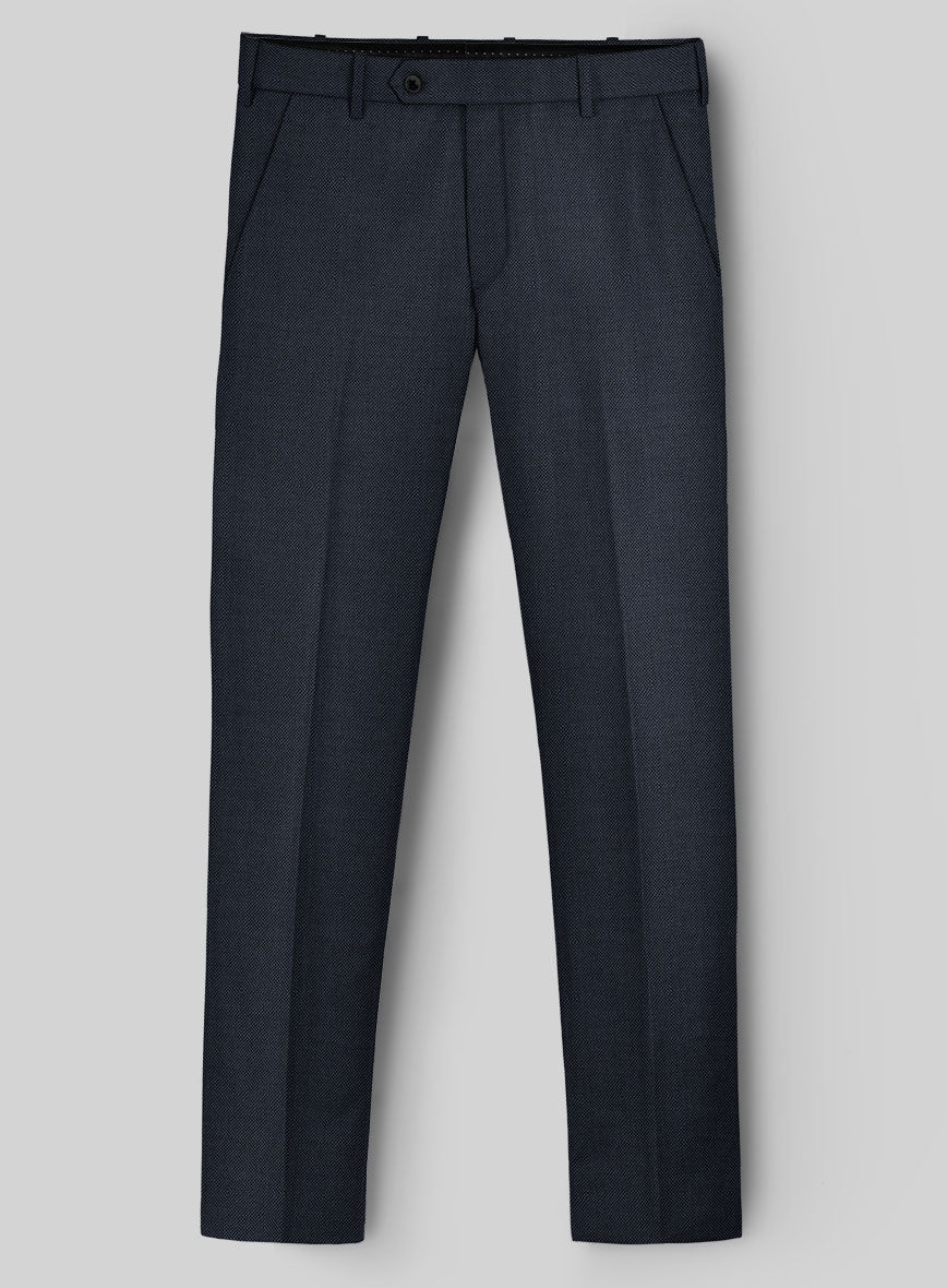 Hardy Minnis Blue Birdseye Wool Suit - Image 5