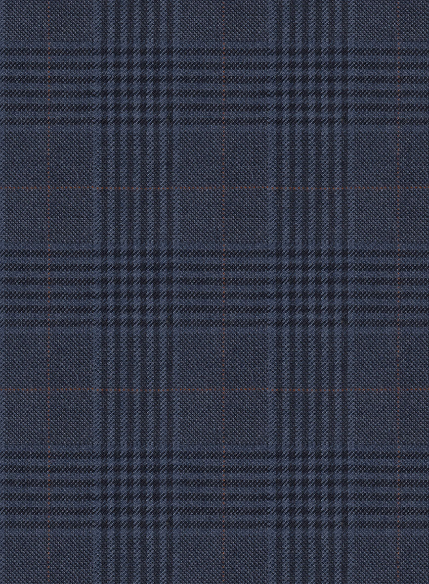 Hardy Minnis Blue Checks Wool Jacket - Image 4