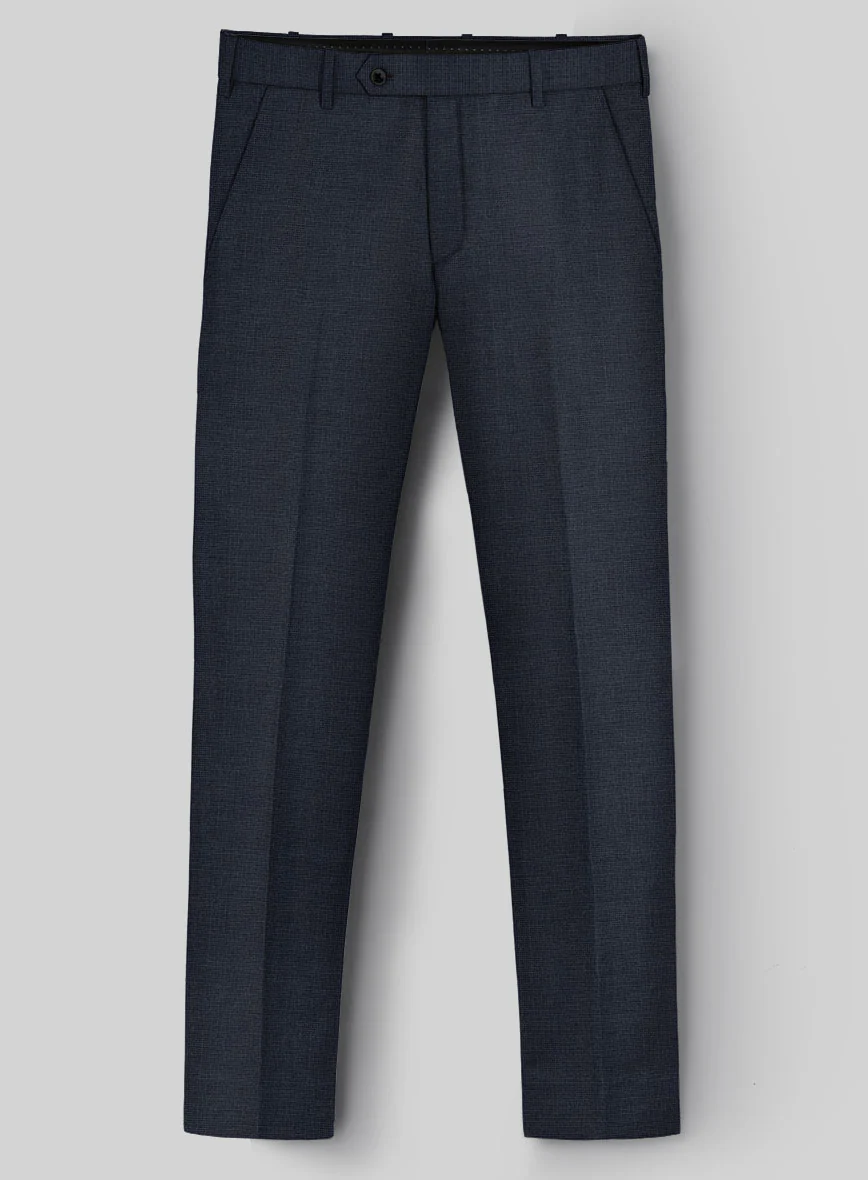 Hardy Minnis Blue Nailhead Wool Suit - Image 6