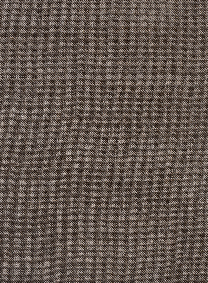 Hardy Minnis Brown Sharkskin Wool Suit - Image 8