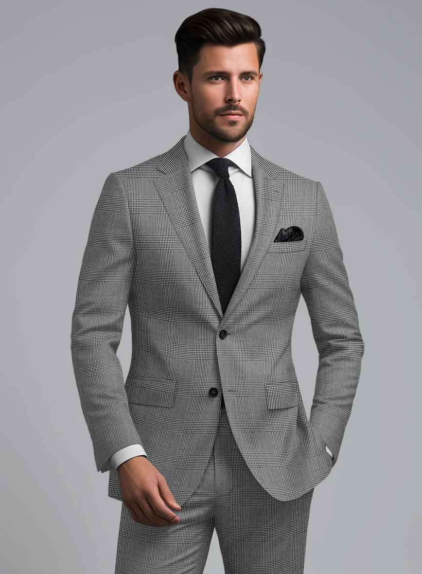 Hardy Minnis BW Glen Wool Suit - Image 4
