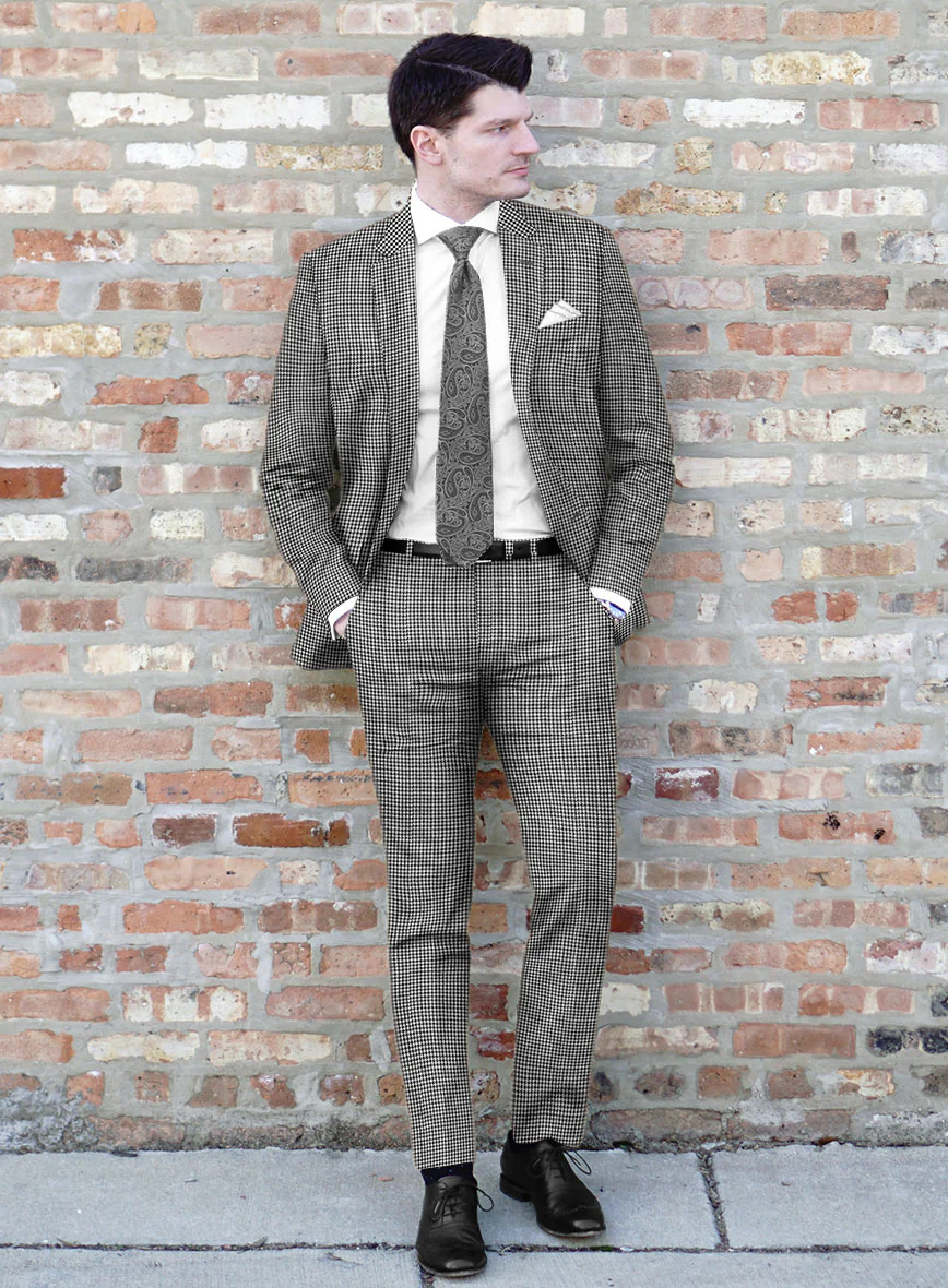 Hardy Minnis BW Houndstooth Wool Suit - Image 2