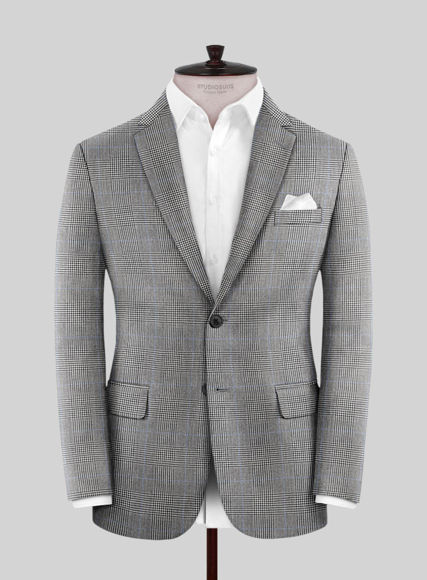 Hardy Minnis BW Prince of Wales Wool Suit - Image 3