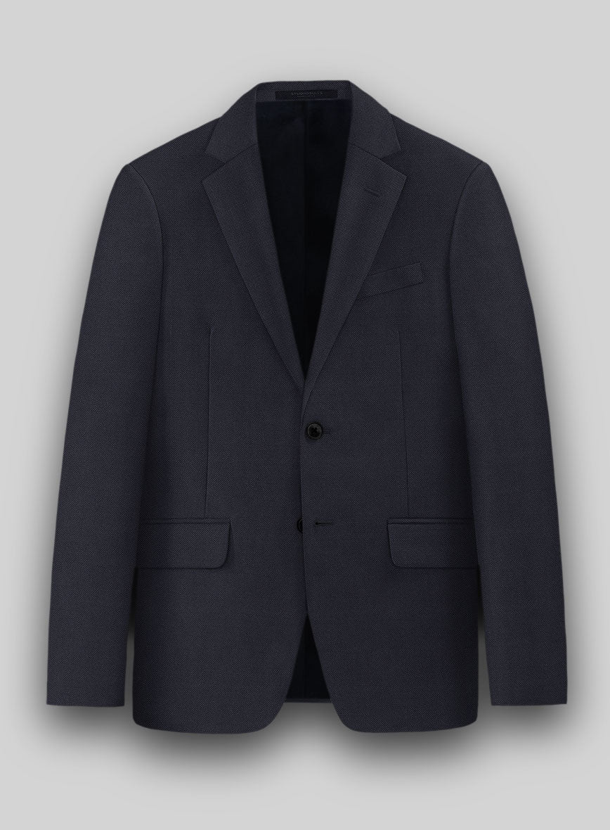 Hardy Minnis Caravel Dark Blue Wool Suit - Image 5