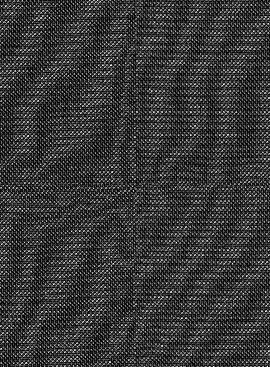 Hardy Minnis Charcoal Birdseye Wool Pants - Image 3