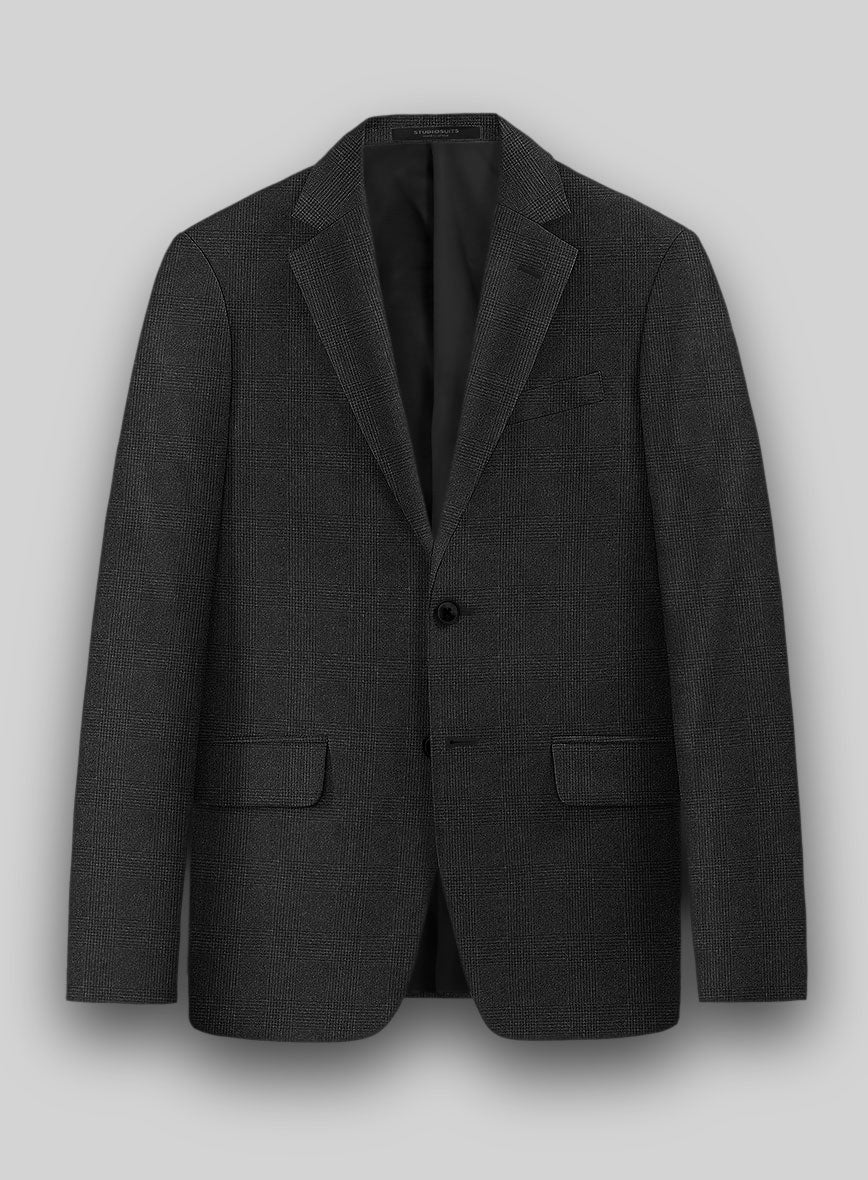Hardy Minnis Charcoal Glen Wool Suit - Image 5
