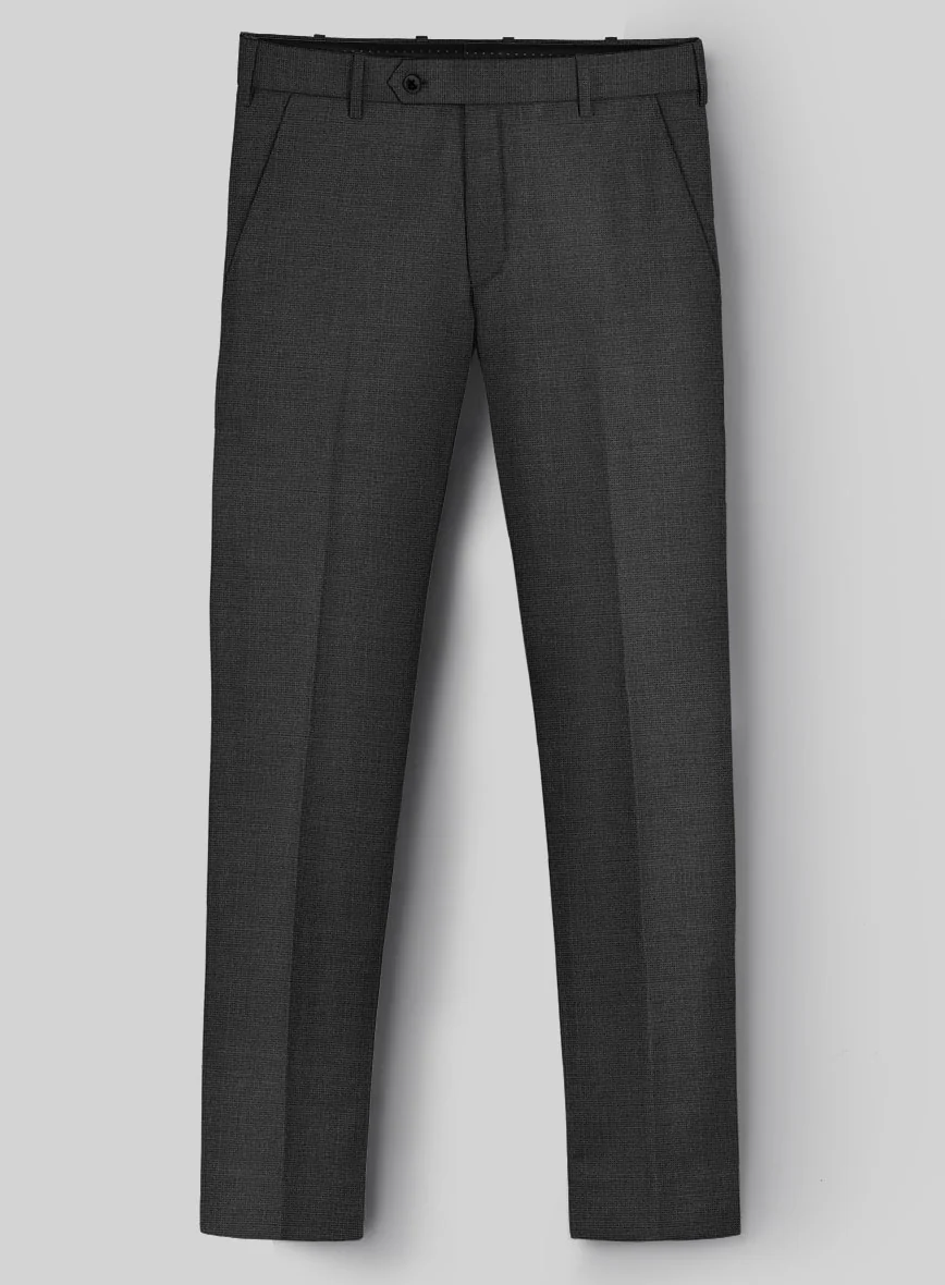 Hardy Minnis Charcoal Nailhead Wool Suit - Image 6