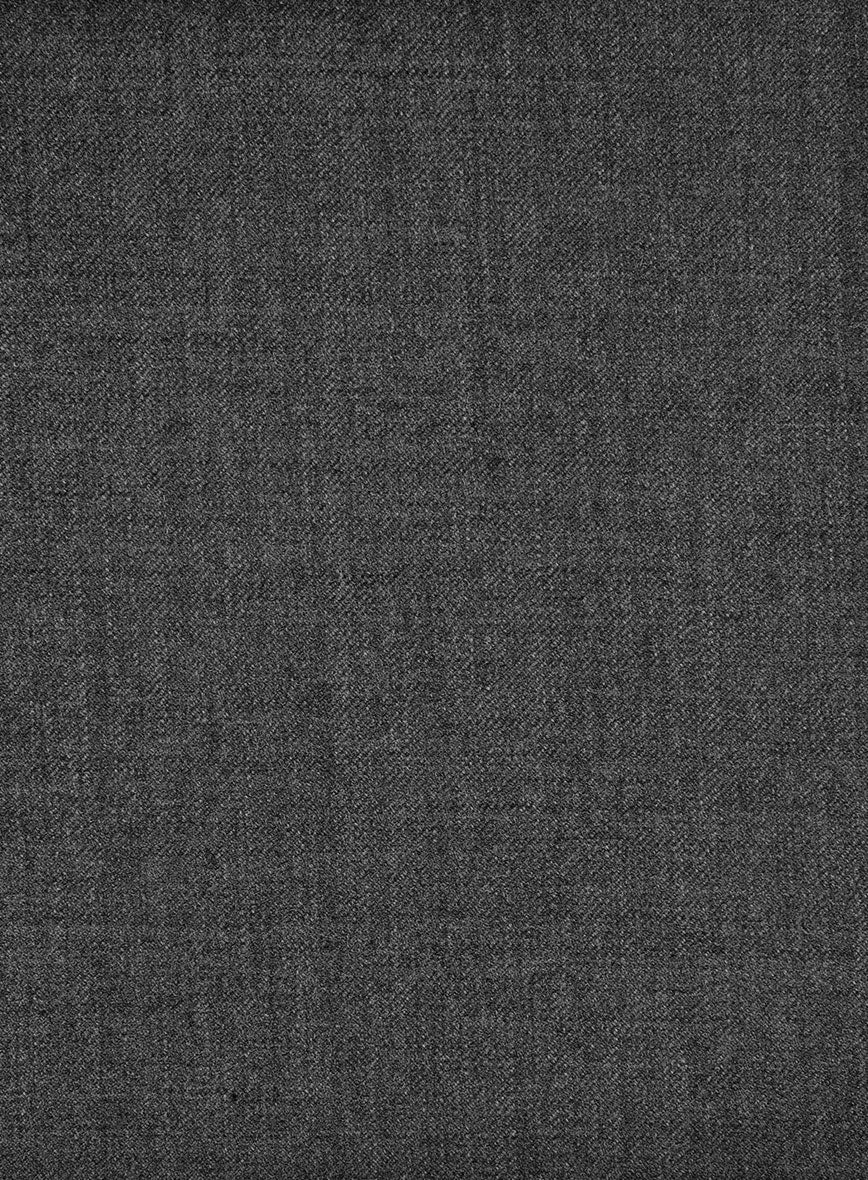 Hardy Minnis Charcoal Twill Wool Pants - Image 2