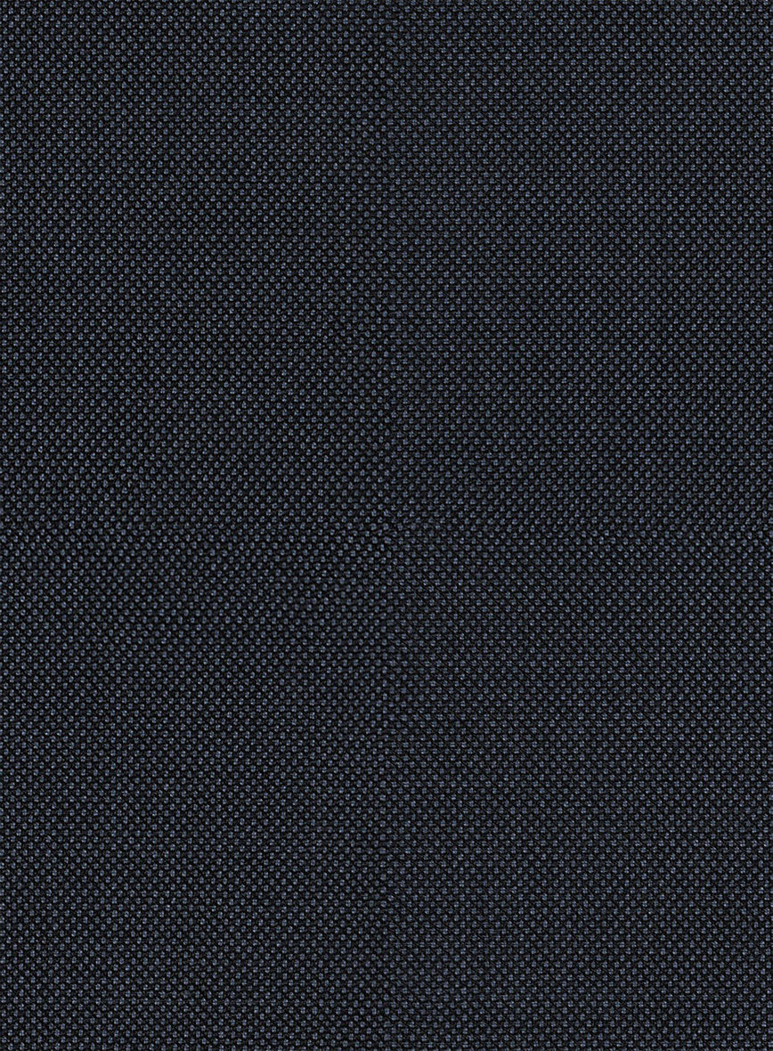 Hardy Minnis Dark Blue Birdseye Wool Jacket - Image 3