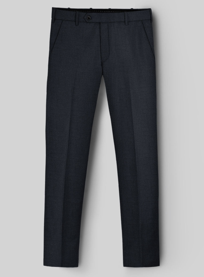 Hardy Minnis Dark Blue Birdseye Wool Suit - Image 5