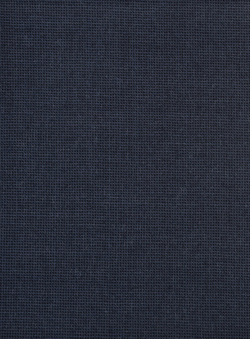 Hardy Minnis Dark Blue Nailhead Wool Jacket - Image 4
