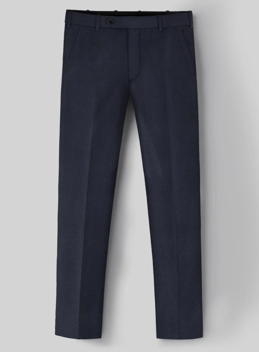 Hardy Minnis Dark Blue Nailhead Wool Suit - Image 6