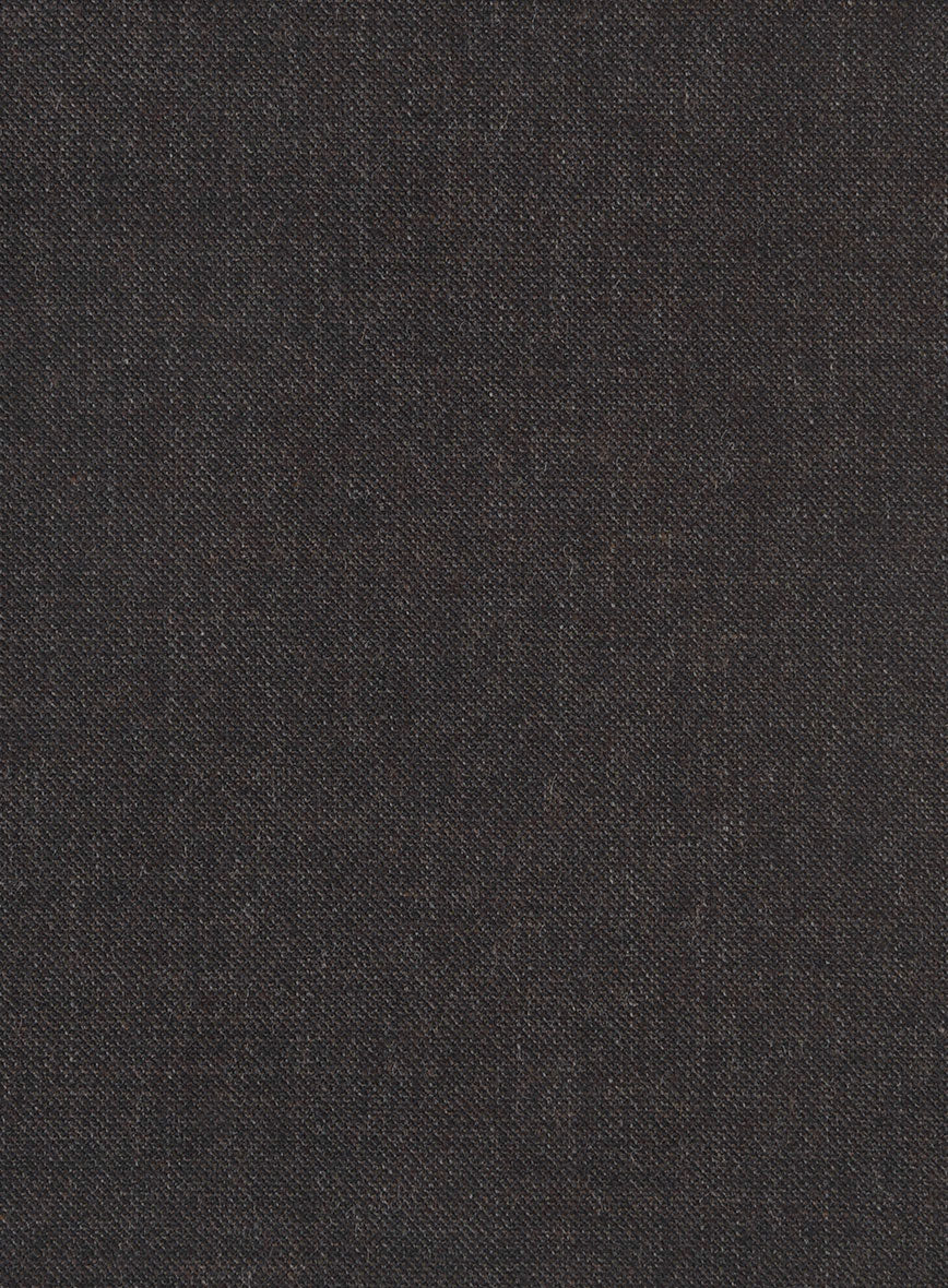 Hardy Minnis Dark Brown Sharkskin Wool Jacket - Image 4