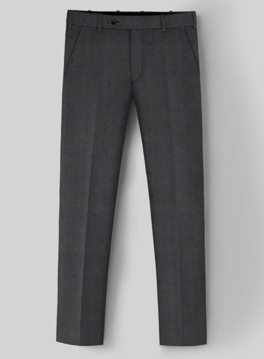 Hardy Minnis Dark Gray Glen Wool Suit - Image 6