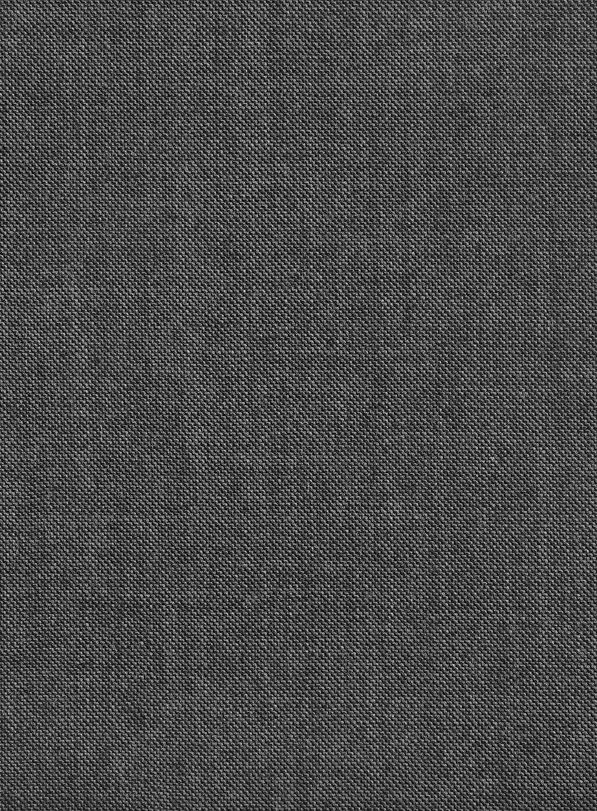 Hardy Minnis Dark Gray Sharkskin Wool Suit - Image 8